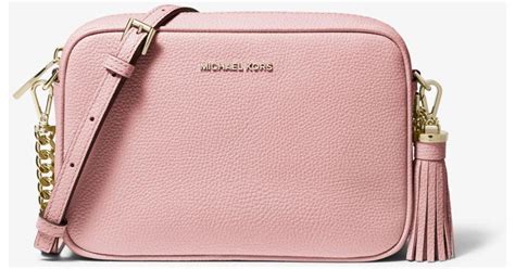 Michael Kors Ginny Ladies Medium Leather Crossbody Bag 